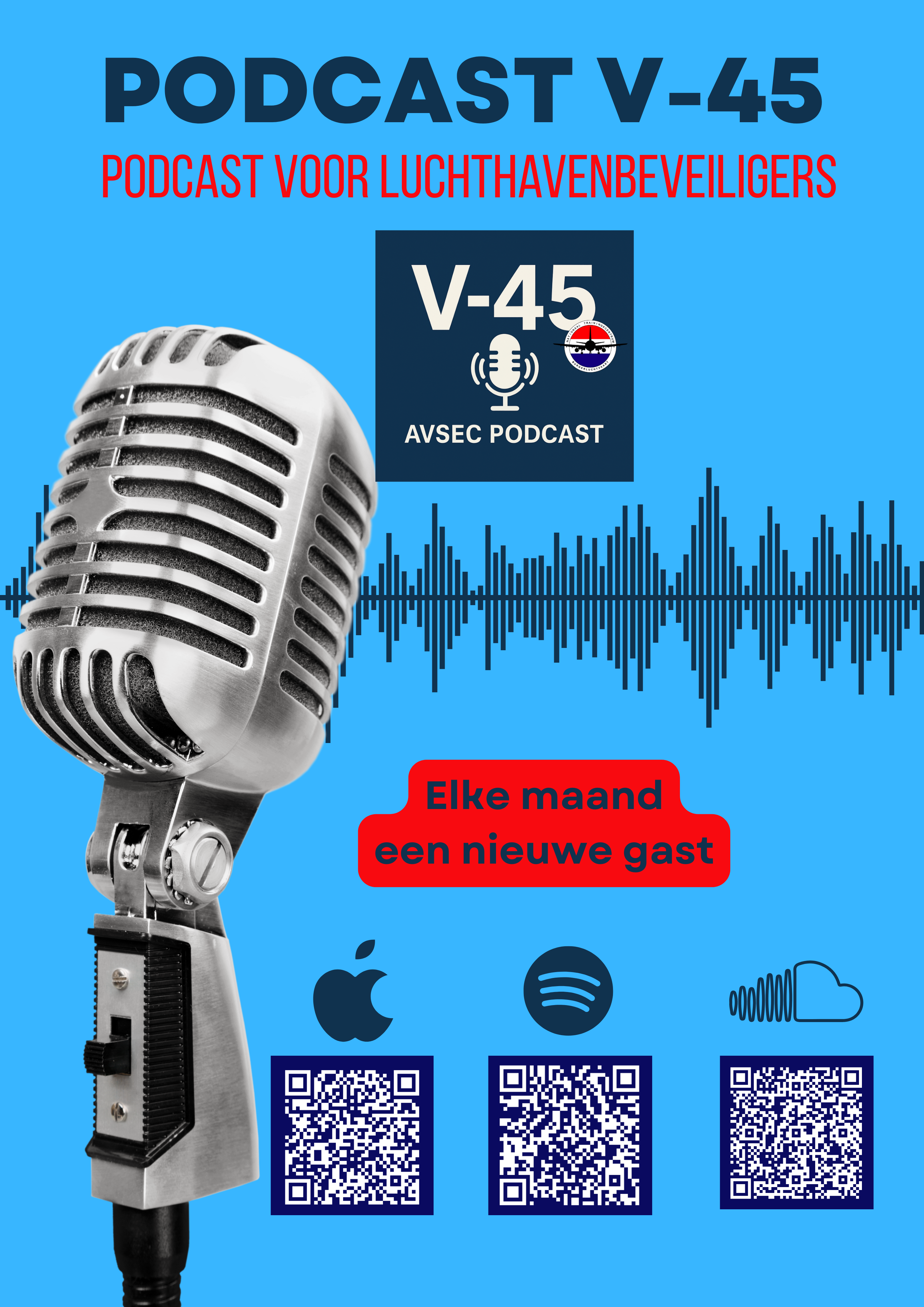 Flyer V-45 de Podcast